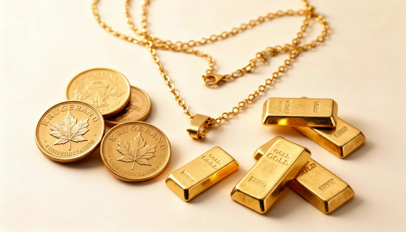 Goldschmuck, Goldmünzen und Goldbarren – Goldankauf Lippstadt