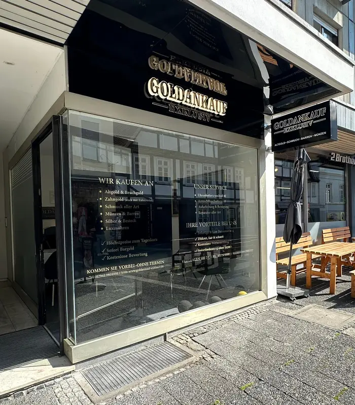 Schaufenster Goldankauf Exklusiv Lippstadt